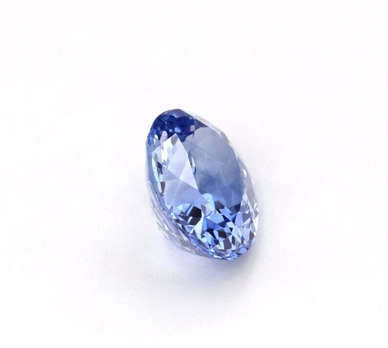 Cornflower Blue Sapphire 9-10 Ct Natural Flawless Oval Loose Gemstone Certified