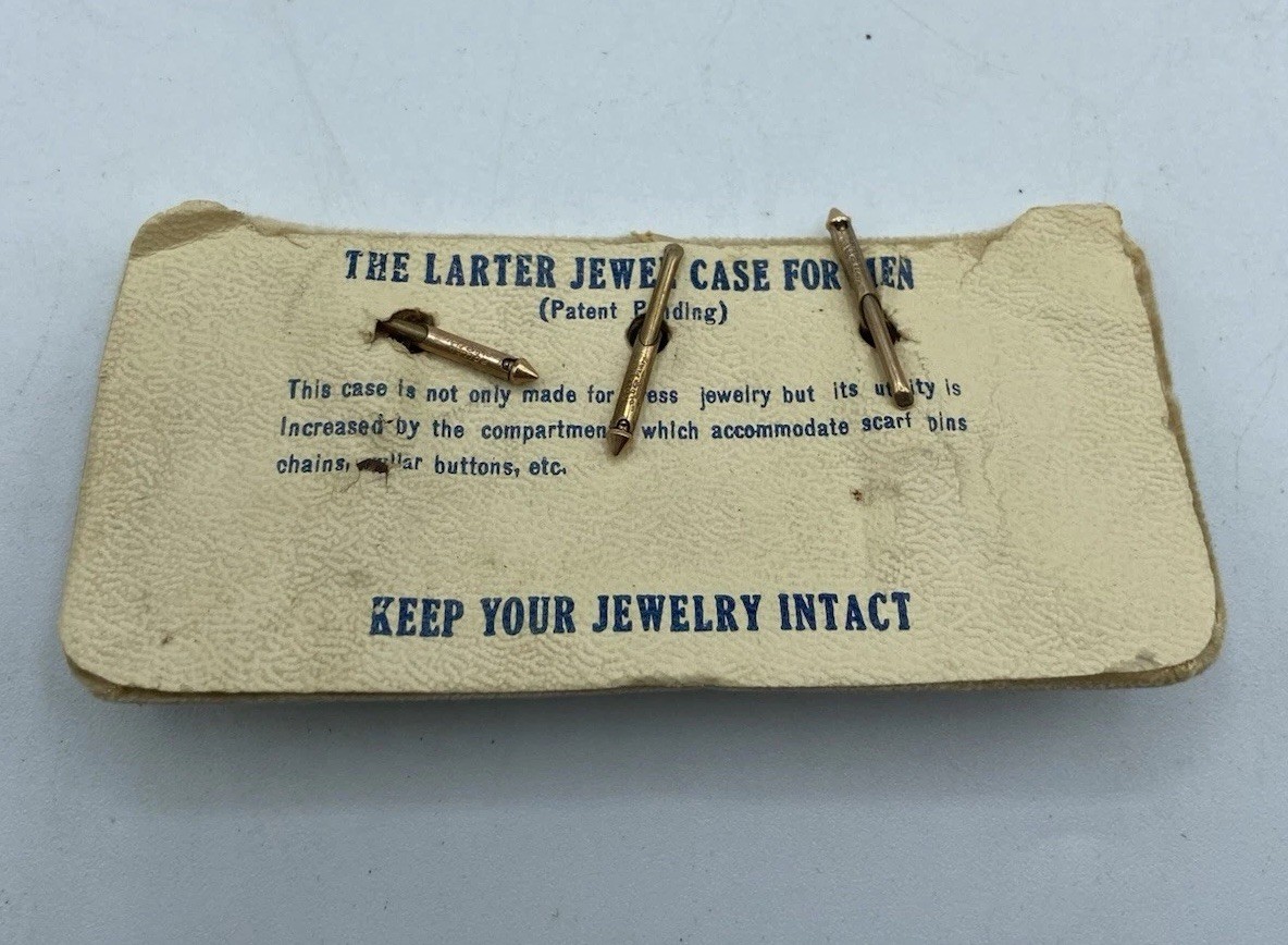 Vintage LARTER & SONS 6 Pc Cufflinks Set In Original Box Plus Bonus Pieces