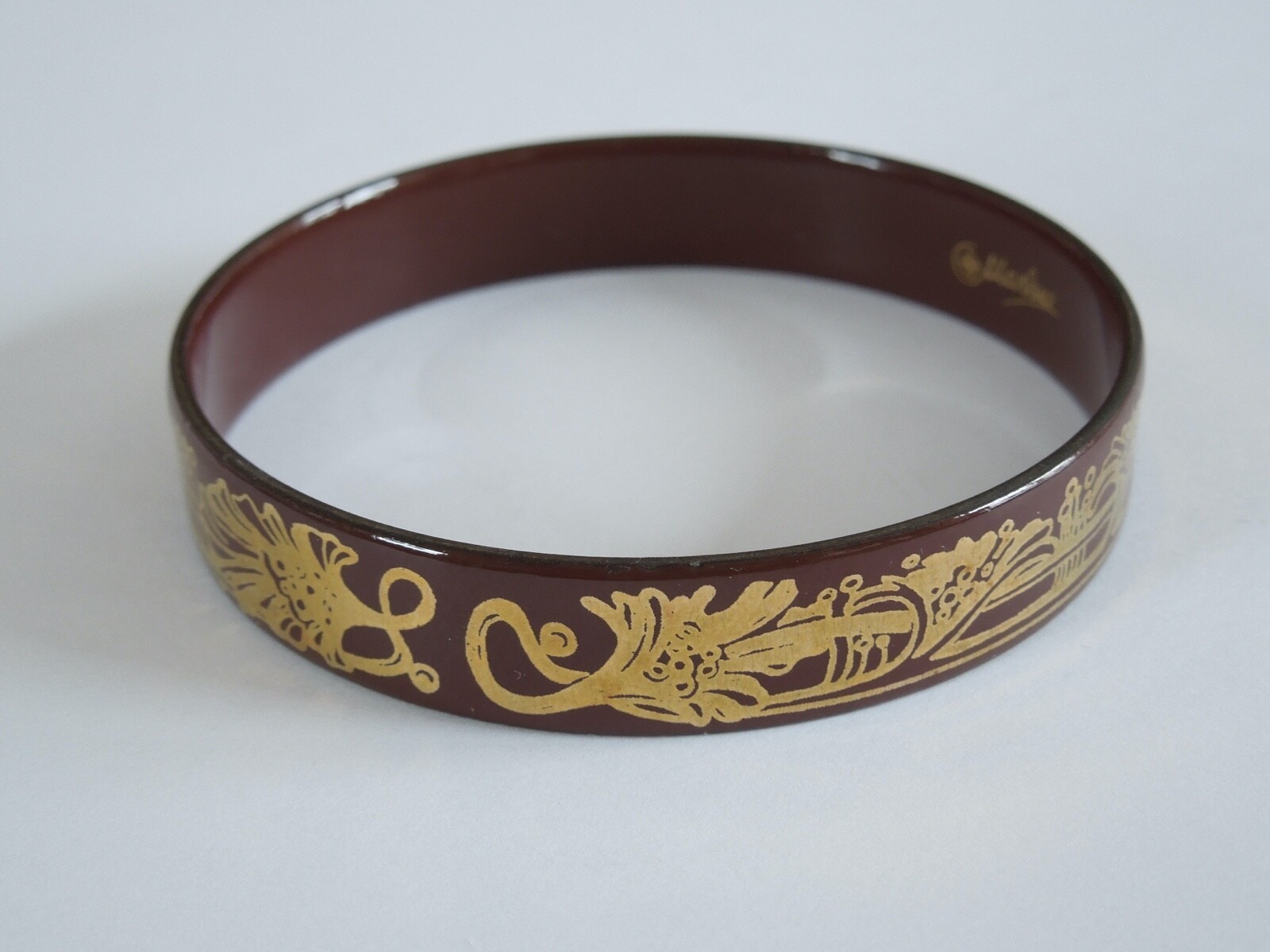 Marlene Vintage Enamel Bangle 31.6 G/Ø 6.6 Cm/Width 1.3 Cm
