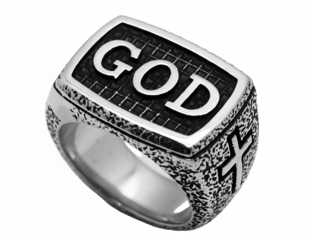 GOD Stainless Steel Men’s Ring 144
