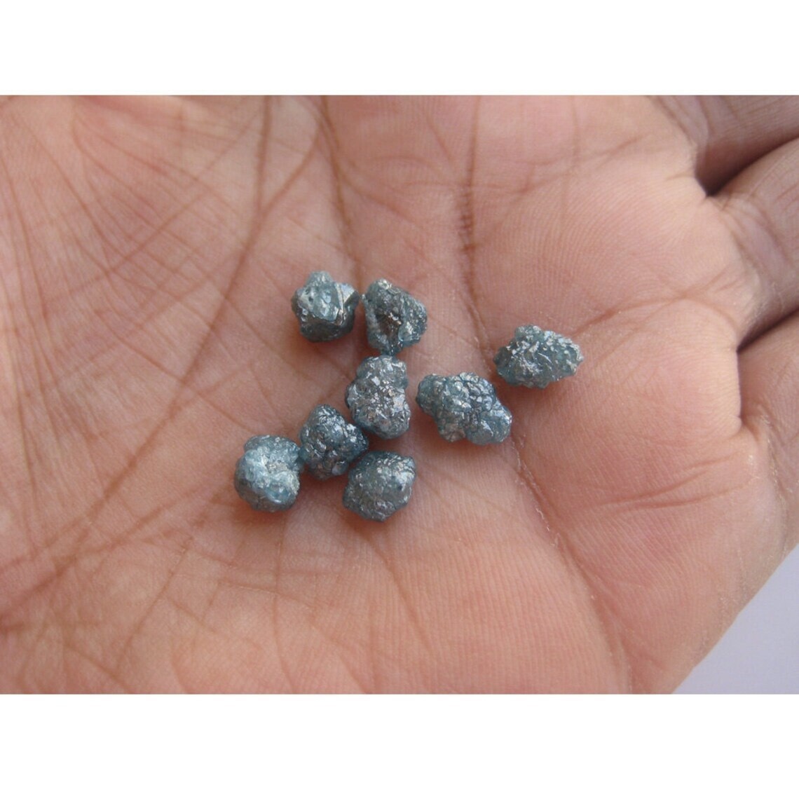 Natural Rough BLUE DIAMOND 1.00 CARAT 3.50MM TO 4.00MM (APPROX) 2-3PCS DIAMONDS