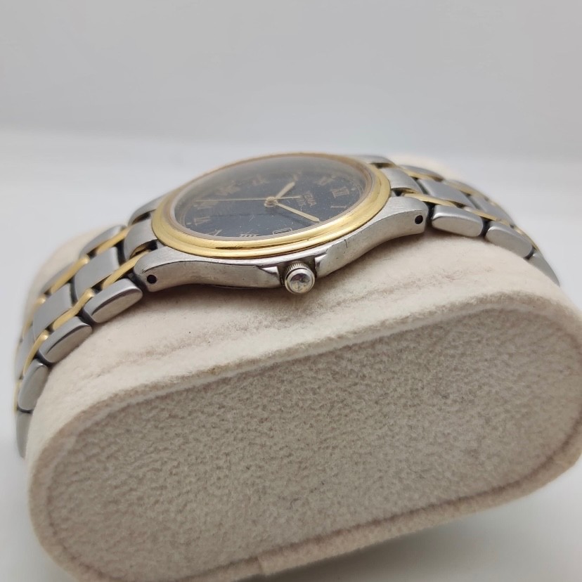 Vintage Yema Paris Chiffre Roman Gold Plated Watch Men’s Quartz 34mm