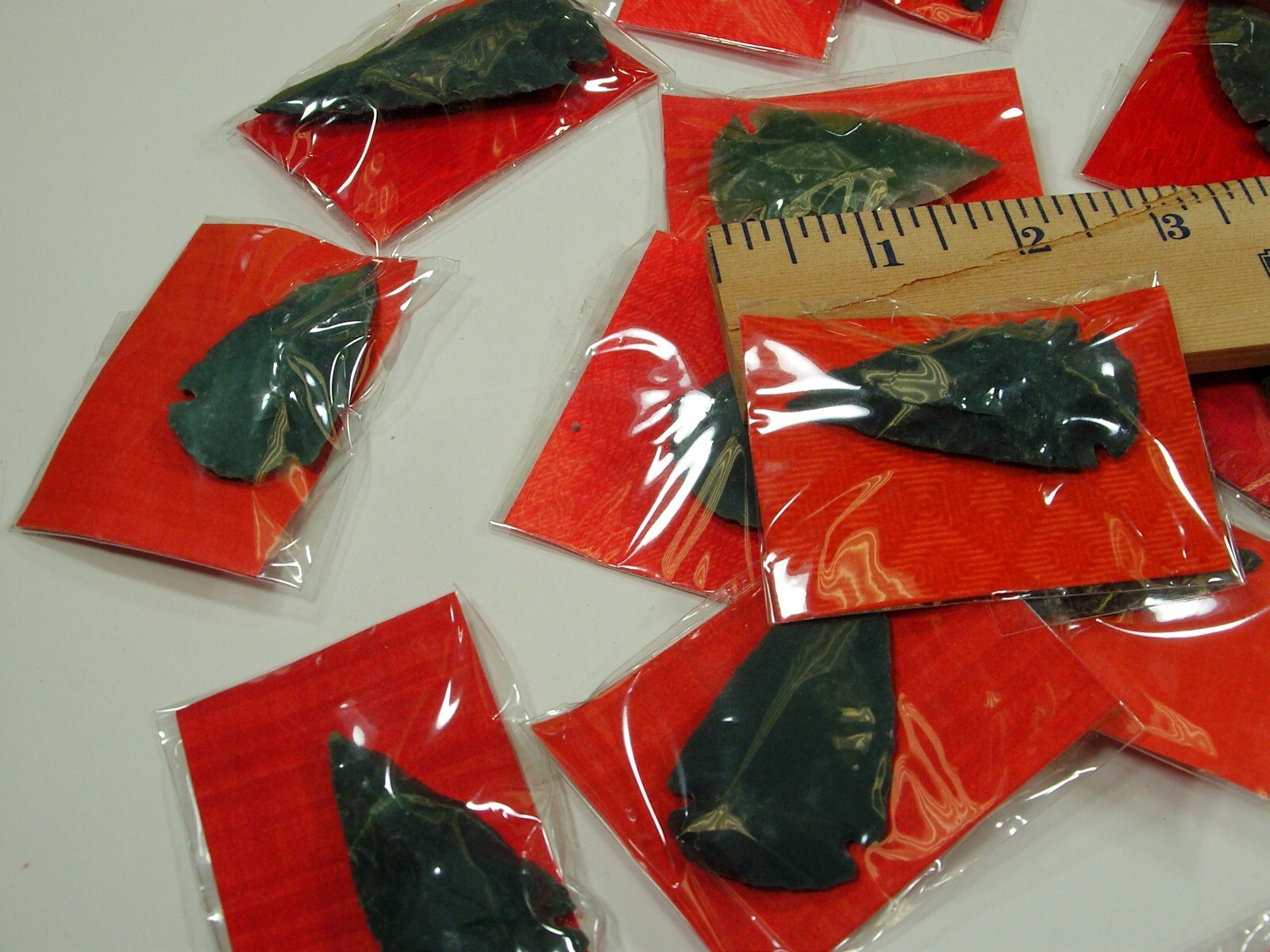 30 Pieces Large 2″ – 2 1/2″ India Handmade Agate Arrowheads Bulk Lot (FC-51) ⭐