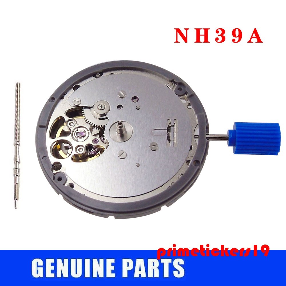 NH39 Mechanical Automatic Watch Movement Genuine 24 Jewels Mechanism No Calendar