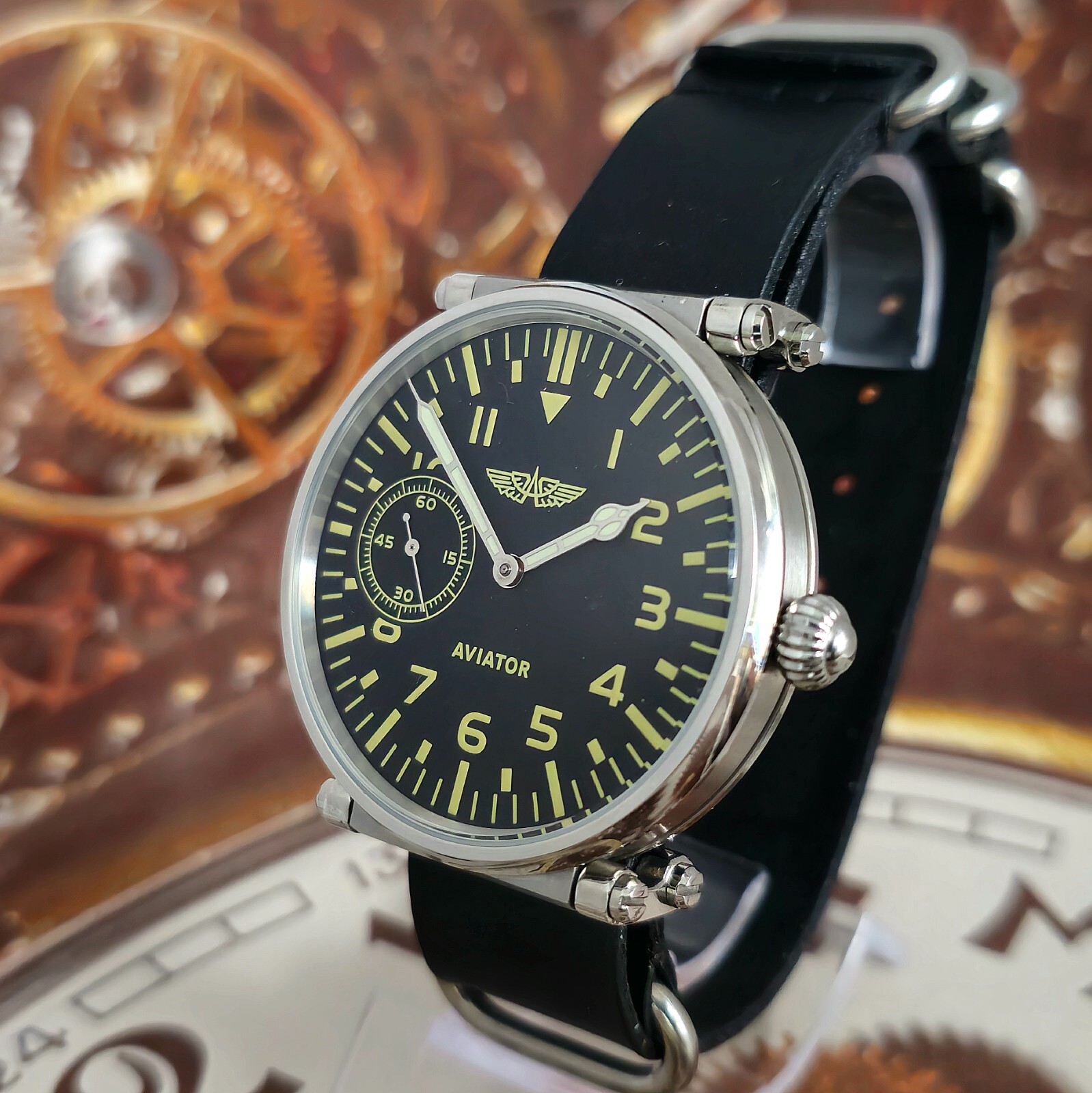 Vintage Watch USSR Marriage 3602 Aviator Men’s Style mechanism 18Jewels