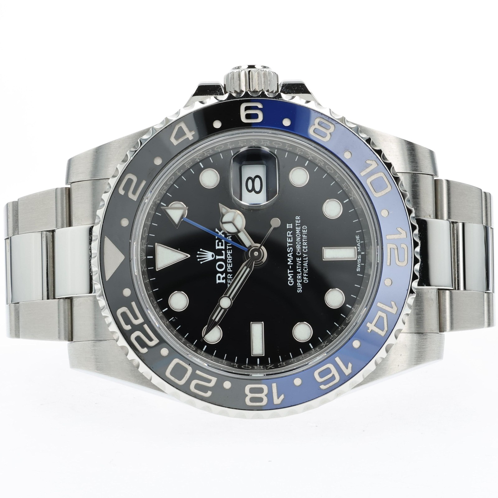Rolex GMT-Master II Blue/Black Bezel “Batman” Stainless Steel Oyster 116710BLNR