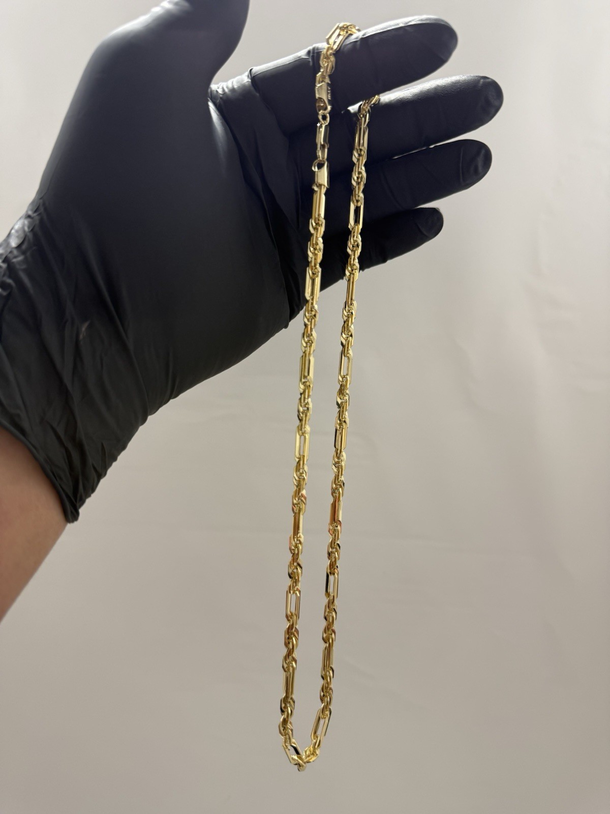 milano chain necklace 14k gold filled 21.5 inch 5mm lobster clasp