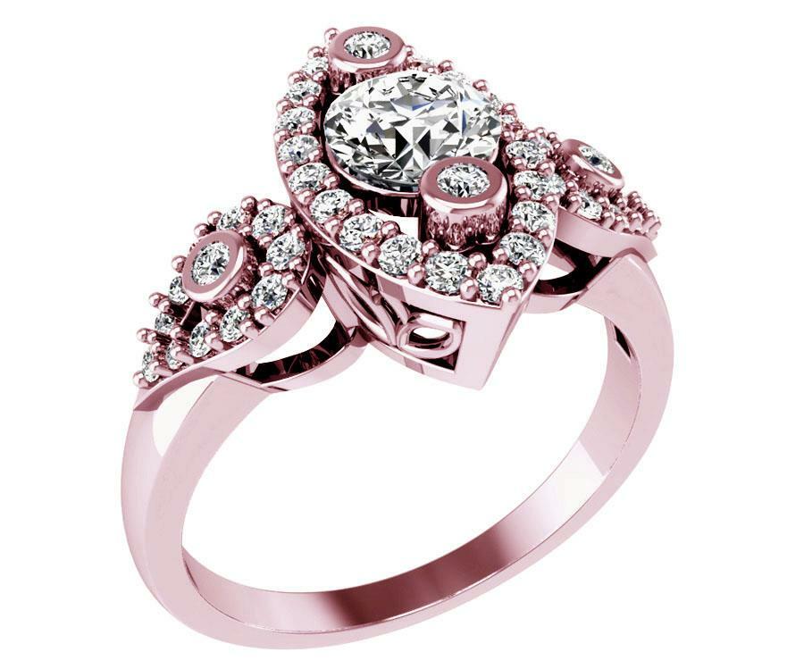Solitaire Anniversary Ring I1 G 1.00 TCW Natural Round Diamond 14K Yellow Gold