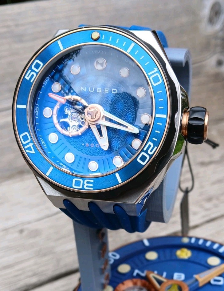 Brand New Nubeo Mariana Automatic NB-6002-03 with stand
