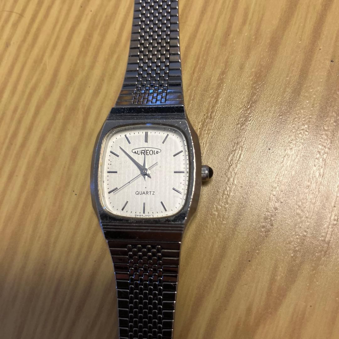 Aureole Quartz Watch SW-243 Analog Classic From Japan