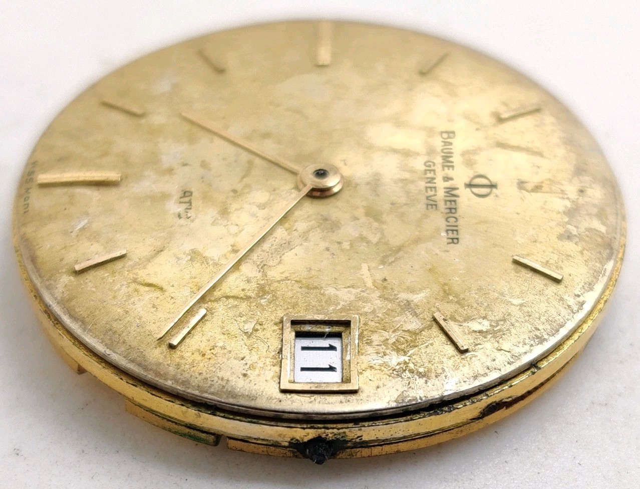 Baume Mercier BM 13210 High Grade Micro Rotor Automatic watch movement Running