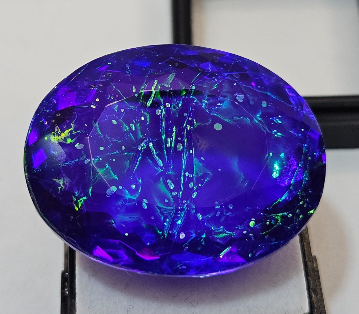 Monarch Fire Opal Oval Cut Natural 84-85 Ct EGL Certified Loose Gemstone FR-468