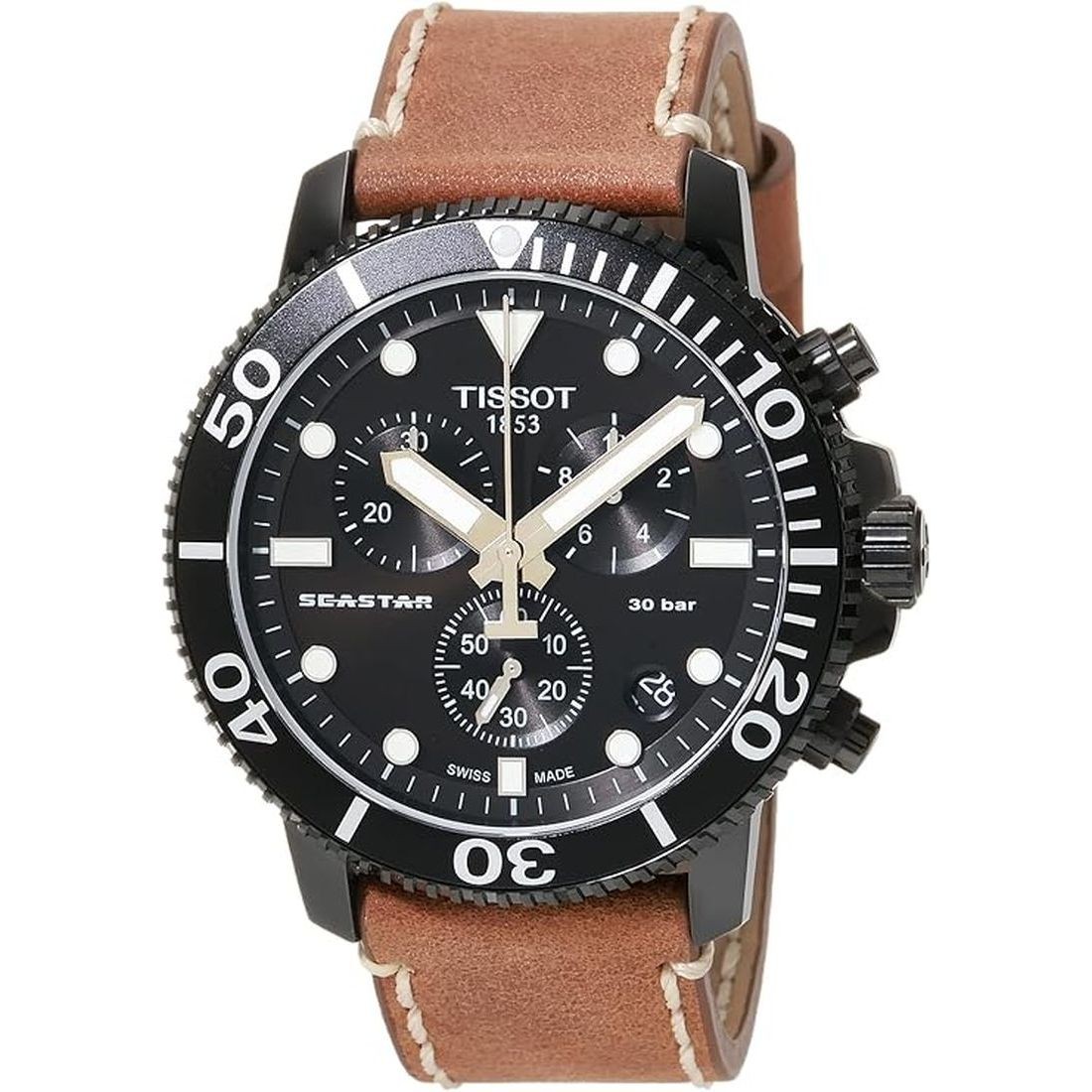 Tissot Seastar 1000 Chronograph Quartz Black Dial Men’s Watch T120.417.36.051.00