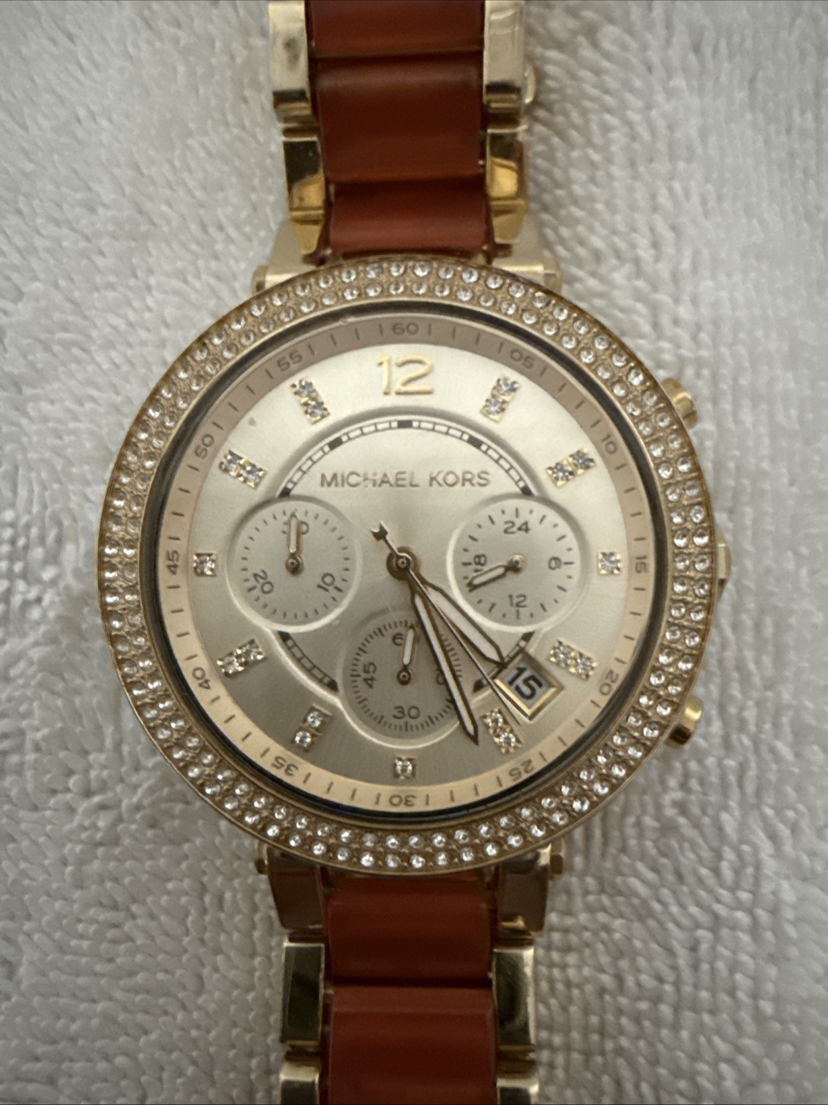 Michael Kors Parker Mini MK6139 Women’s Stainless Steel Analog Dial Watch AM673