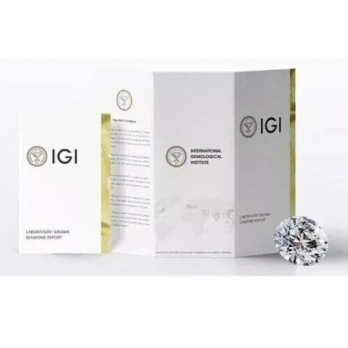 950 Platinum Wedding Ring 1.60 Ct Round Lab Created Diamond IGI Certified