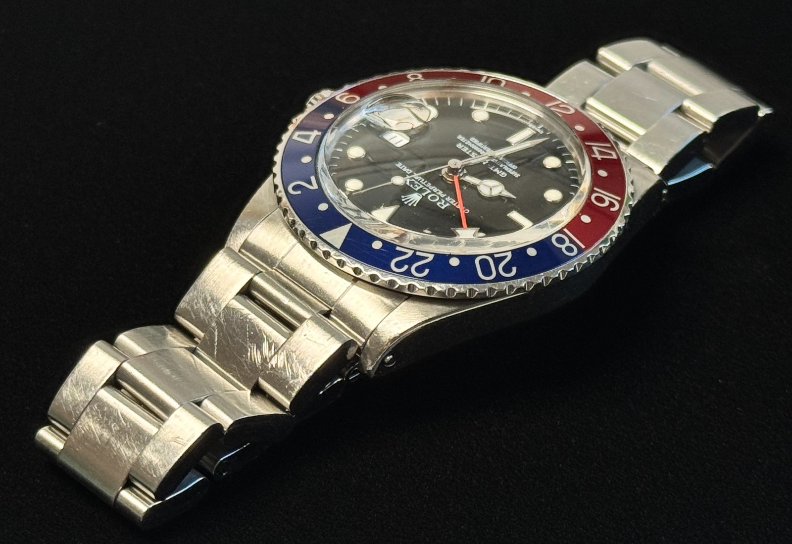 Rolex GMT-Master Pepsi 16750 SS Oyster w/ Box Cal 3075 US Seller No Tariffs