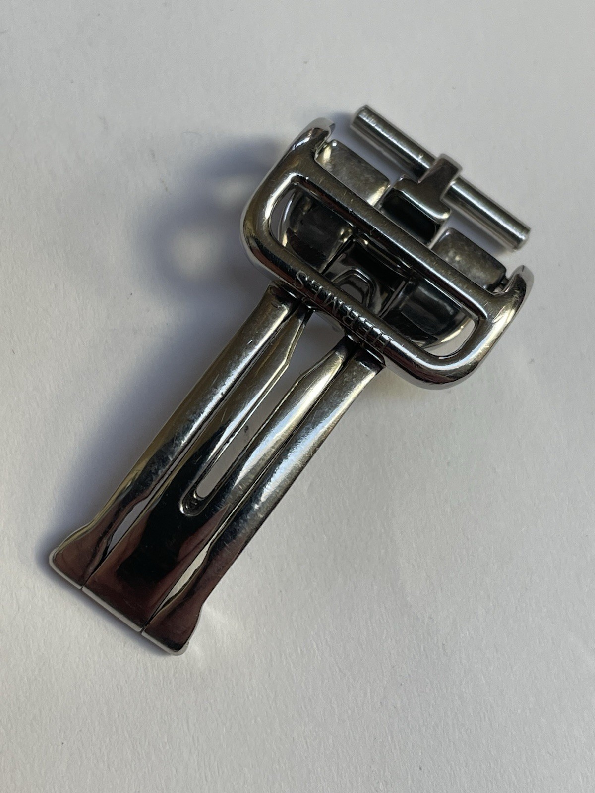 Original Hermes 16mm Deployment Clasp Stainless Steel Folding Buckle