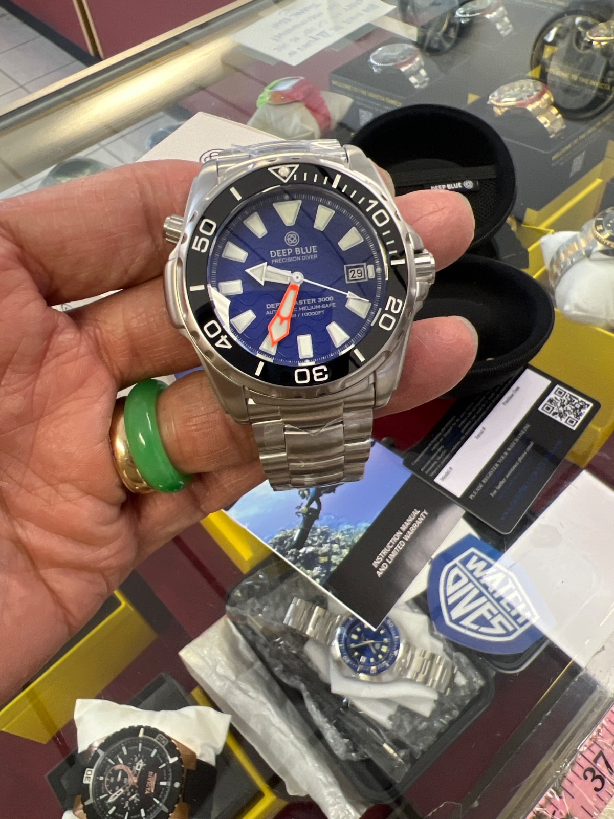Authentic🔥Deep blue watches-Depthmaster pro 3000m🎁Limited edition 📞