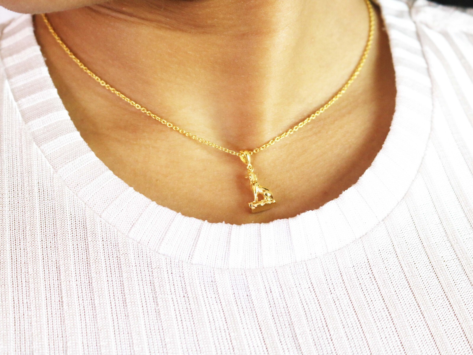 925 Sterling Silver Dog Charm Pendant, Dog Lover Dainty Pendant, Graduation Gift