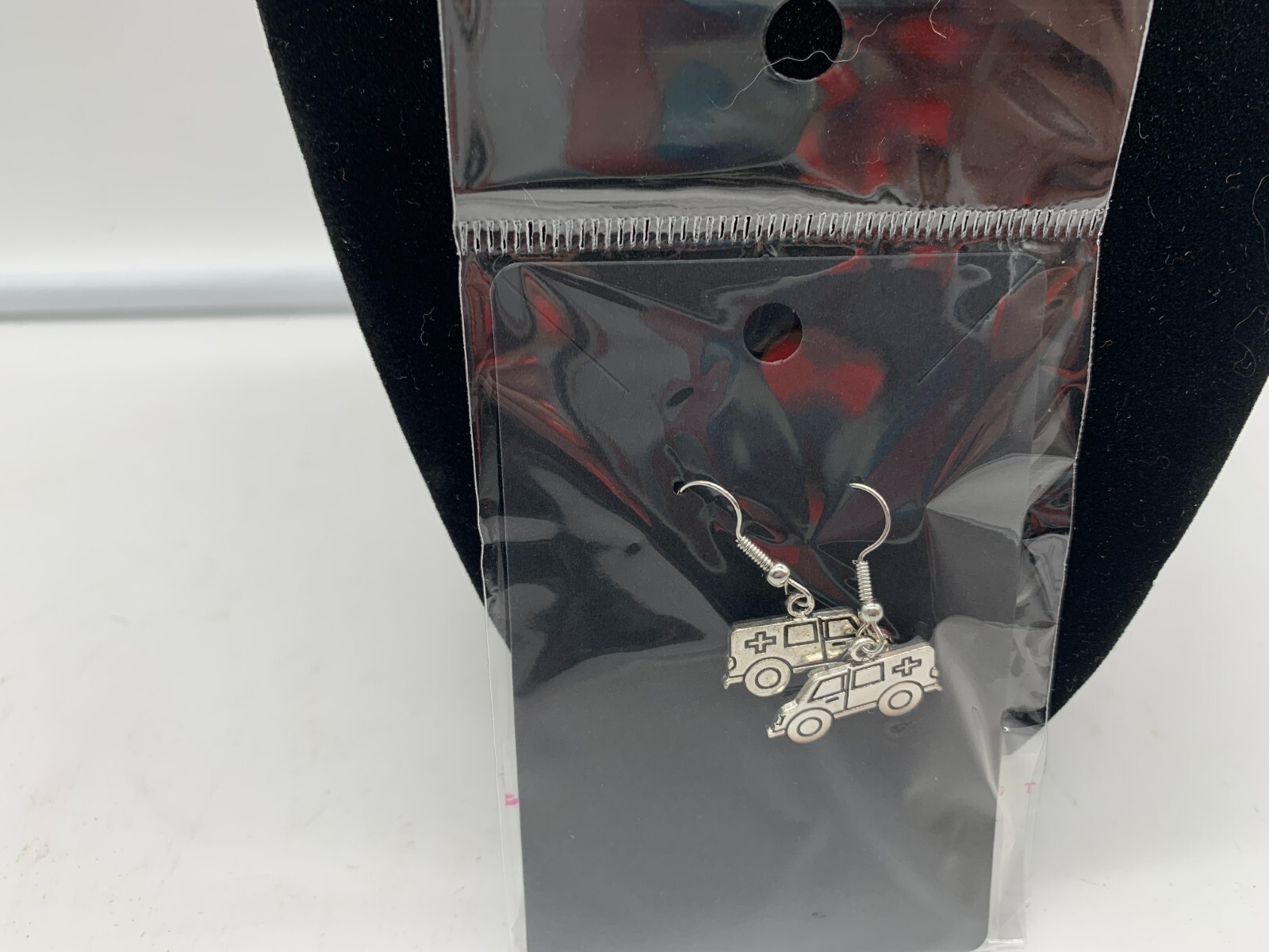 Metal Ambulance Earring Set DD01B10135