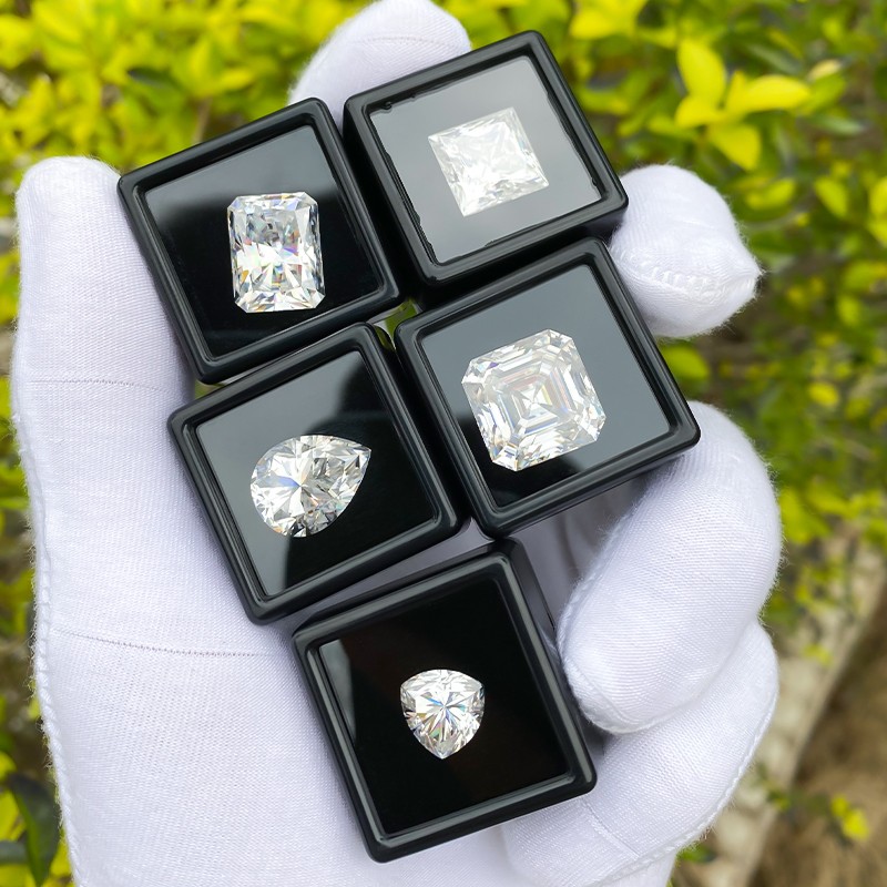 High Quality 0.3-10ct D Color VVS1 GRA Certified Multi-shape Moissanite Loose
