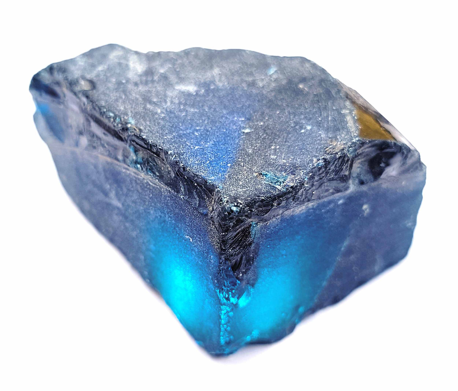 Natural Certified 630Ct Cambodia Deep Blue Zircon Uncut Rough Loose Gemstone AKC