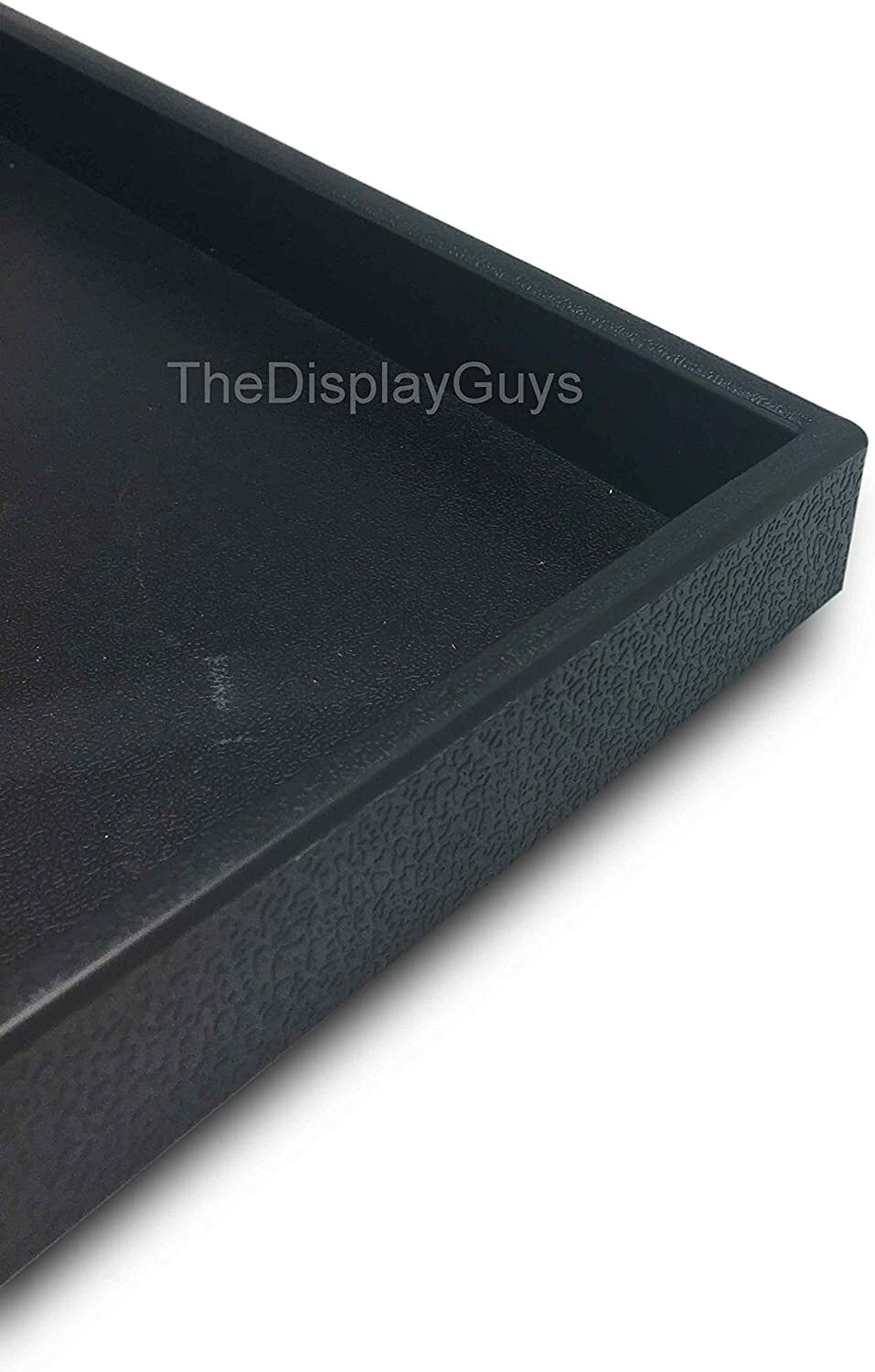 1″ Standard Plastic Black Stackable Jewelry Display Tray Ring Earring