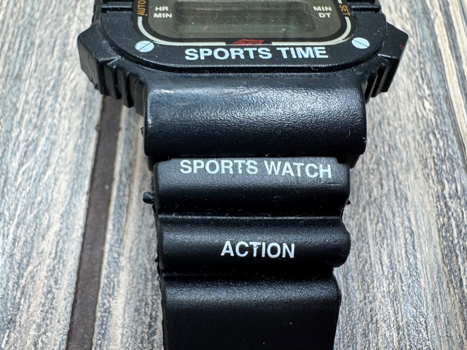 Success Quartz Digital Sports Watch Black With Action Band & Multiple Time Zone