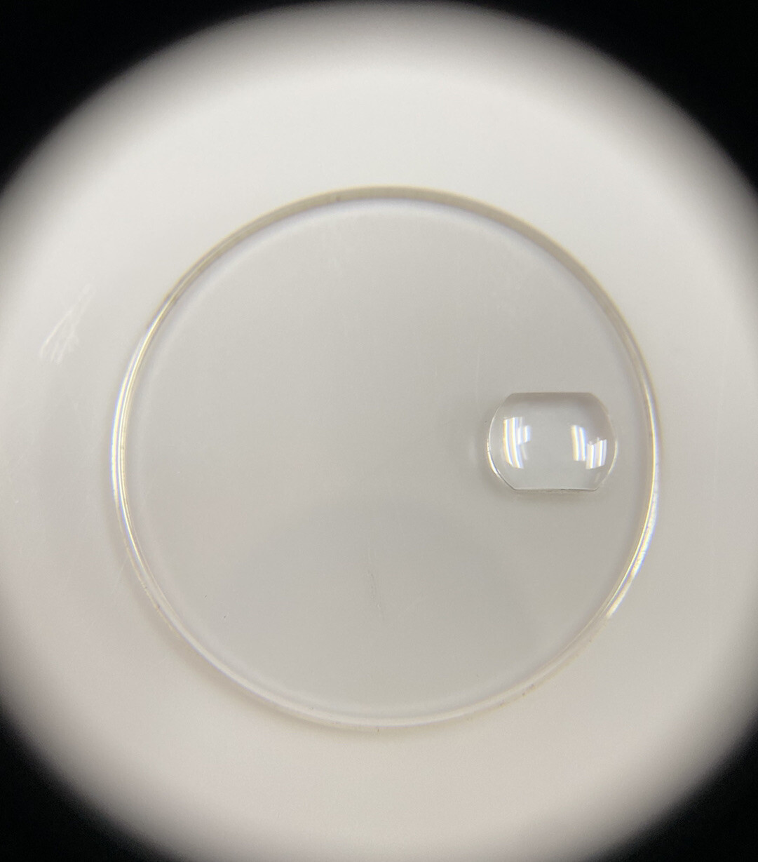 Genuine Rolex Sapphire Cyclop Crystal 25-295C. Excellent Condition