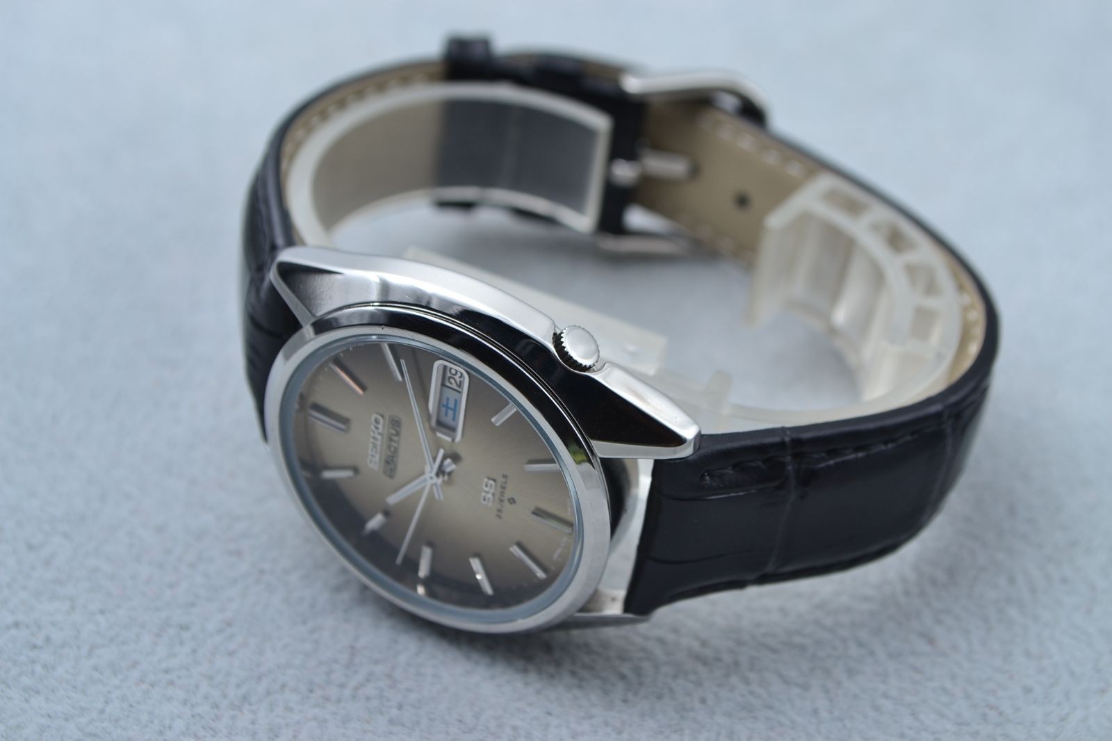 OH Completed Vintage SEIKO 5ACTUS SS Sunray Brown