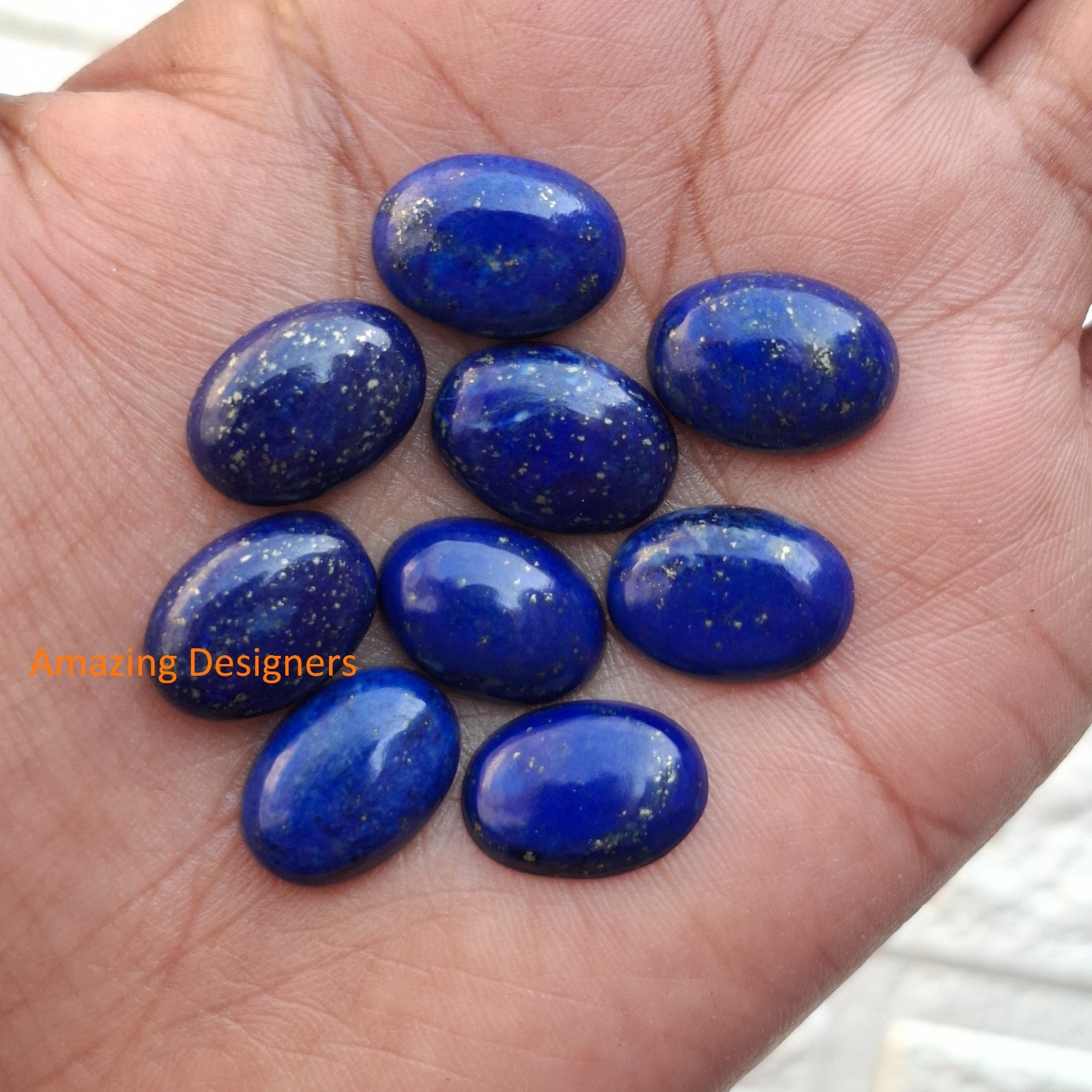 Natural Lapis Lazuli Oval Cabochon 3x5mm to 20x25mm Loose Gemstone