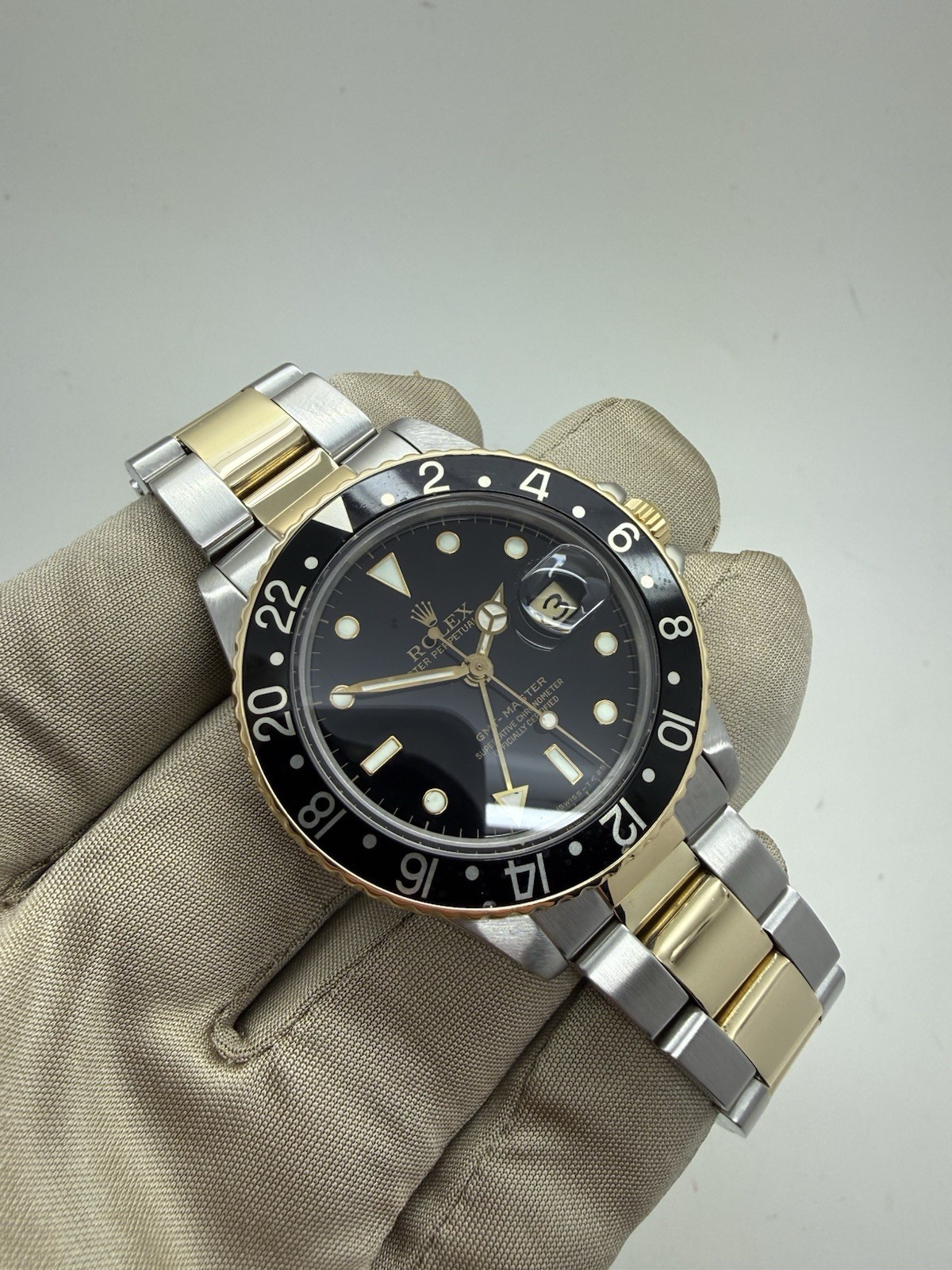 1986 Rolex GMT Master Steel Gold Oyster Black Dial Auto 40mm 16753 *2026 RSC*