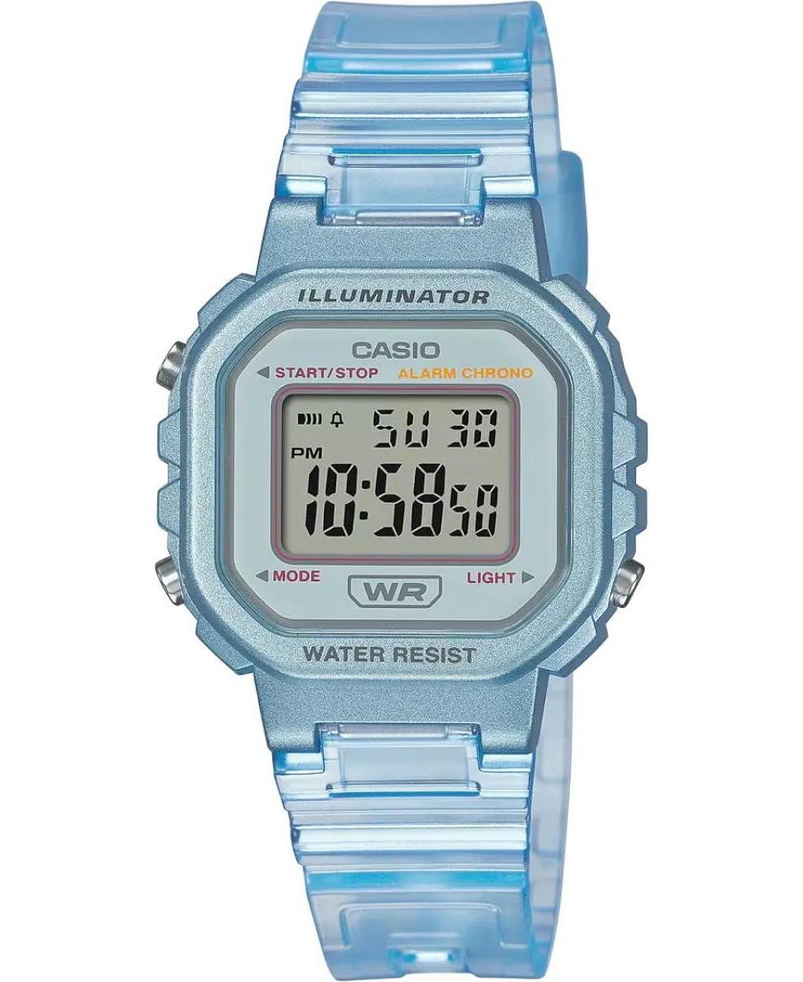 CASIO Women Digital Quartz Casual Watch Classic Dress Blue Dial Waterproof Recta