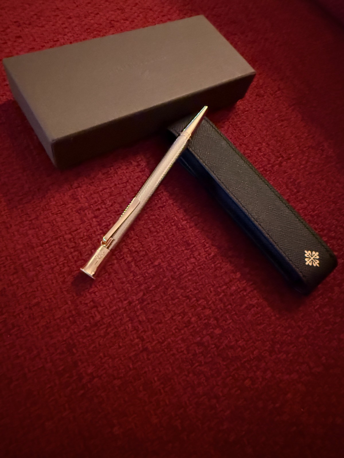 Collectible Patek Philippe & Graf von Faber-Castell Yellow Gold Finnish Pen Set