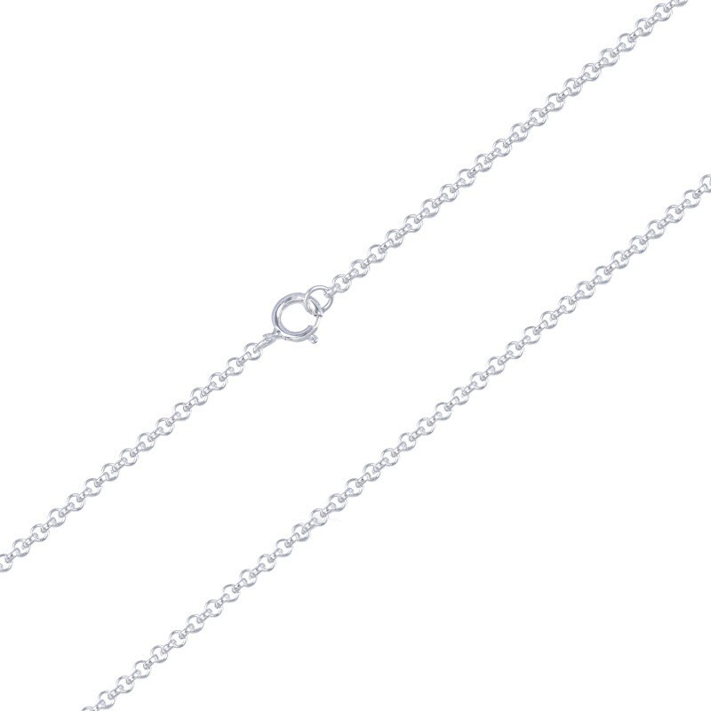 Sterling Silver Belcher Chain Necklace – 16″ 18″ 20″ 22″ 24″ 26″ 30″