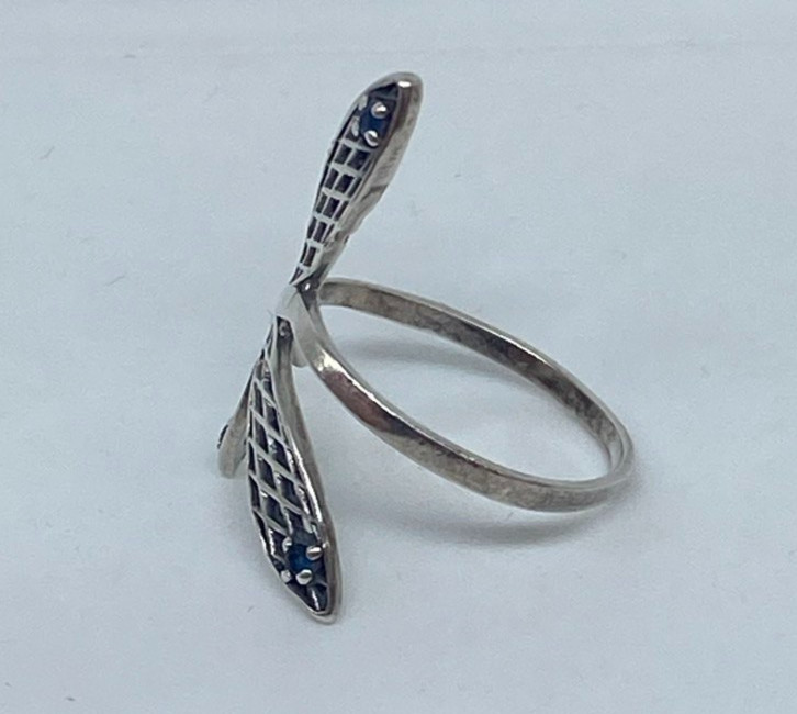 Vintage rings made of 925 silver, Size 6.5 . Weight 1.95 g. Jewelry from Ukrainе