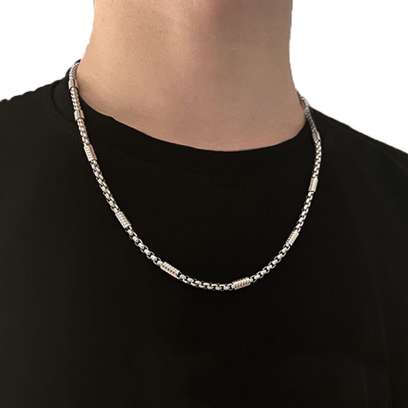 1.5/2/2.5/3mm Woman Man Stainless Steel Barrel Square rolo Box Chain Necklace