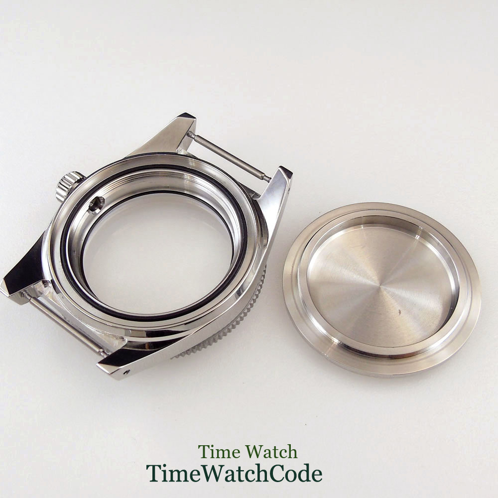 30ATM Diver Watch Case Fit NH35 ETA2824 PT5000 AR Coating Domed Sapphire Glass