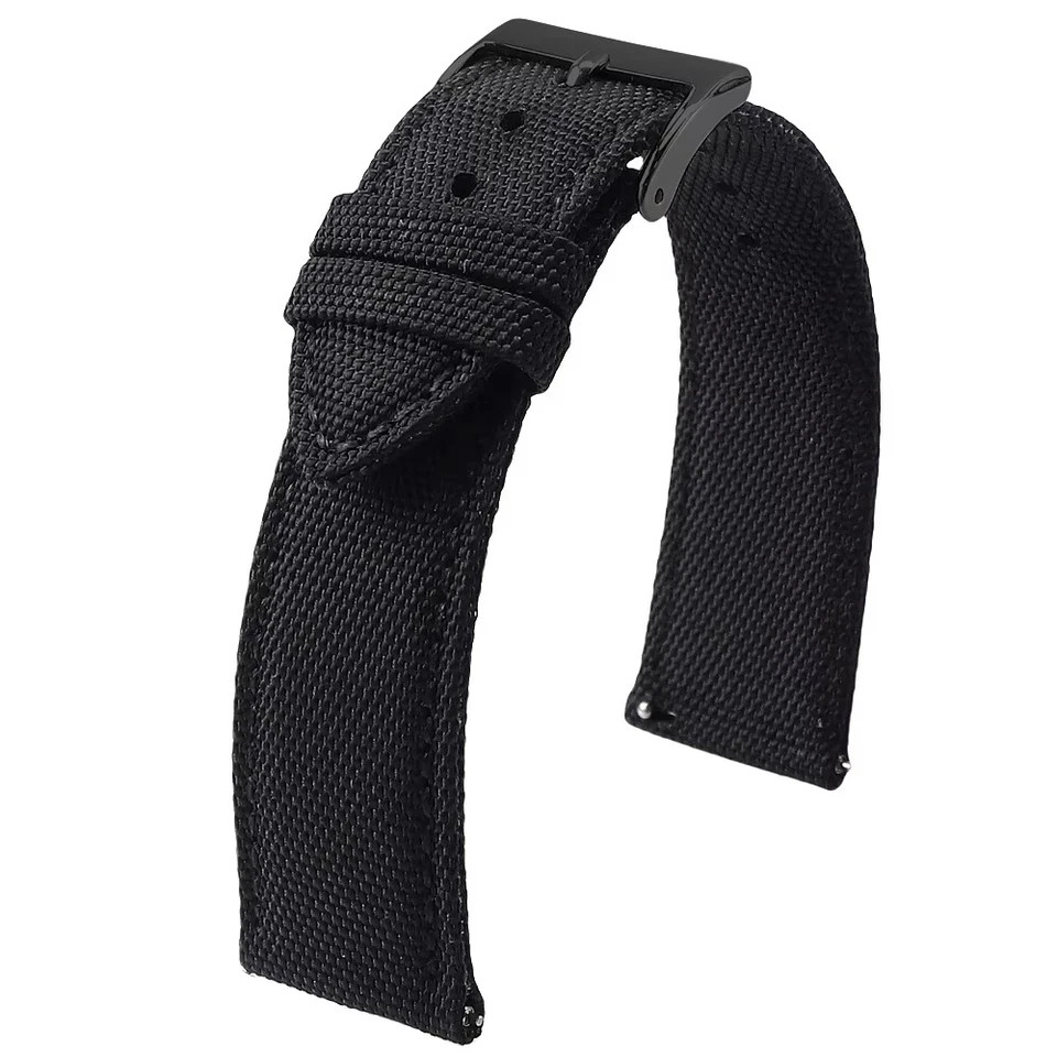 18mm 19mm 20mm 21mm 22mm 24mm Waterproof Sailcloth Watch Strap Two-Sided Nylon