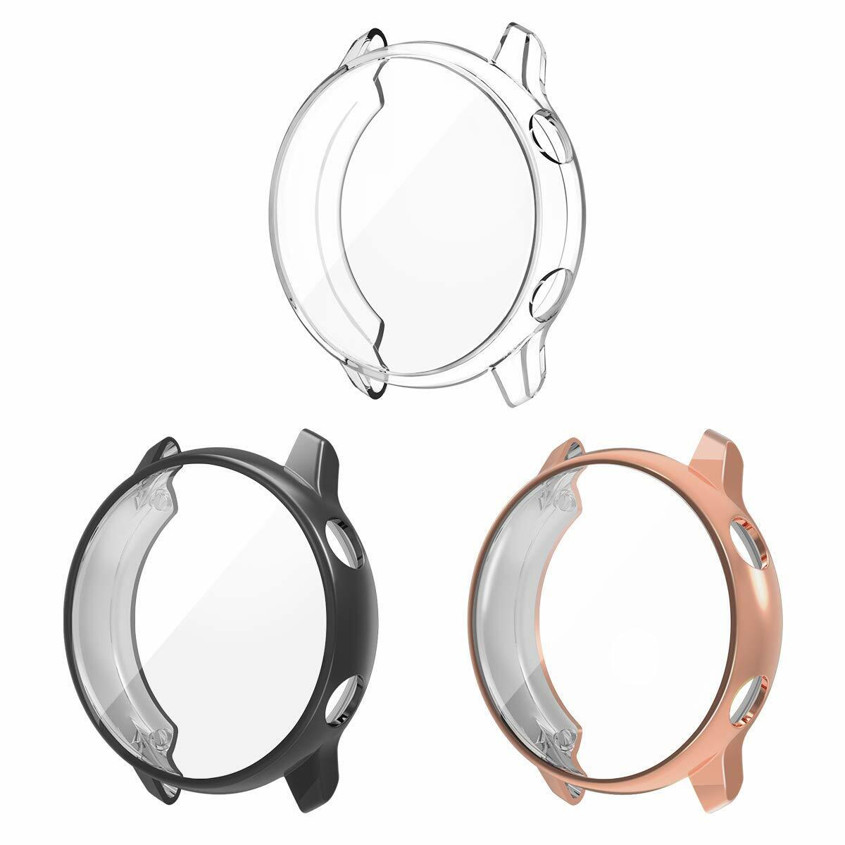 3 Pack For Samsung Galaxy Watch Active 40mm Case Soft TPU Screen Protector Cover