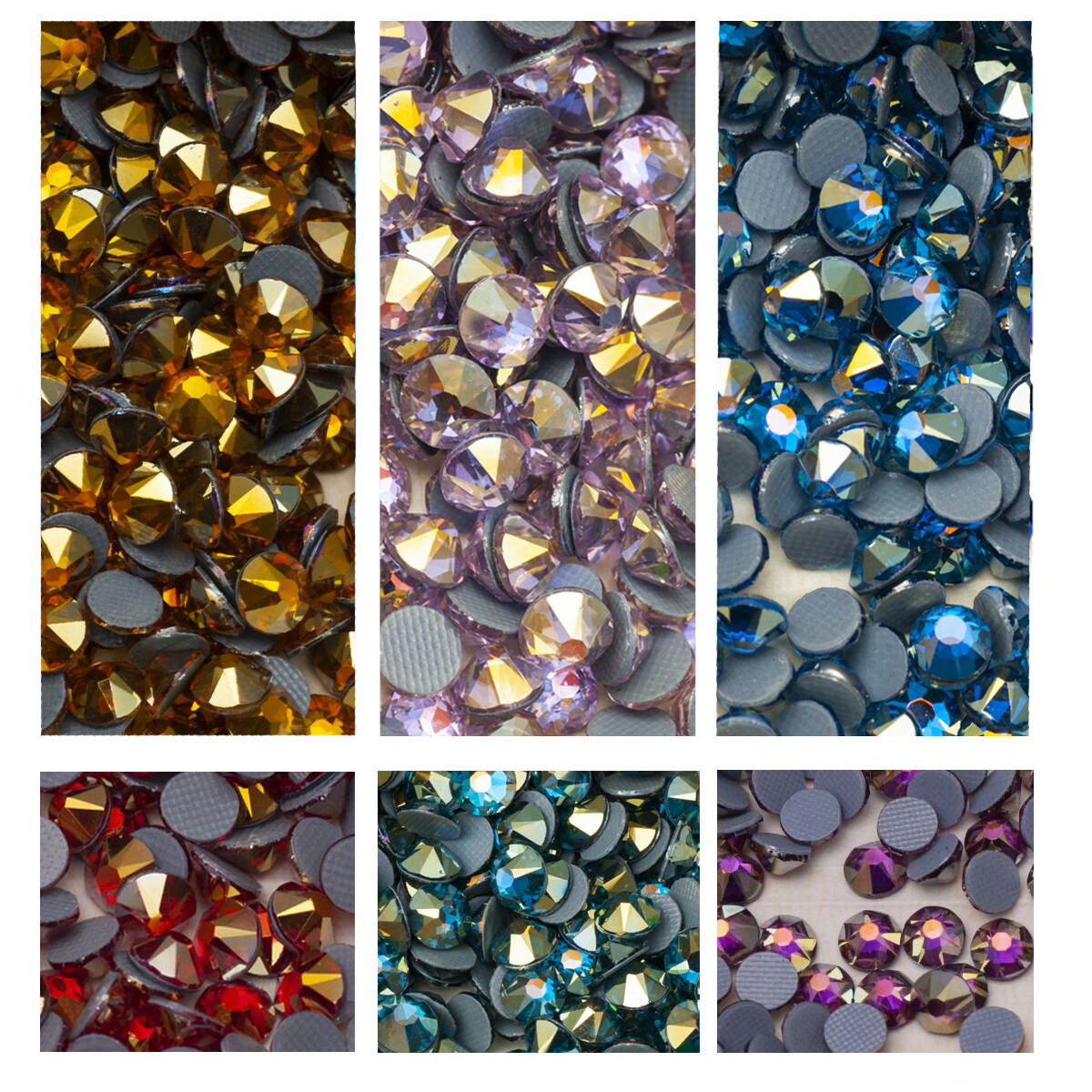 2088 Hotfix Crystals Strass Rhinestones Flat Back Glass Stones HotFix Iron On