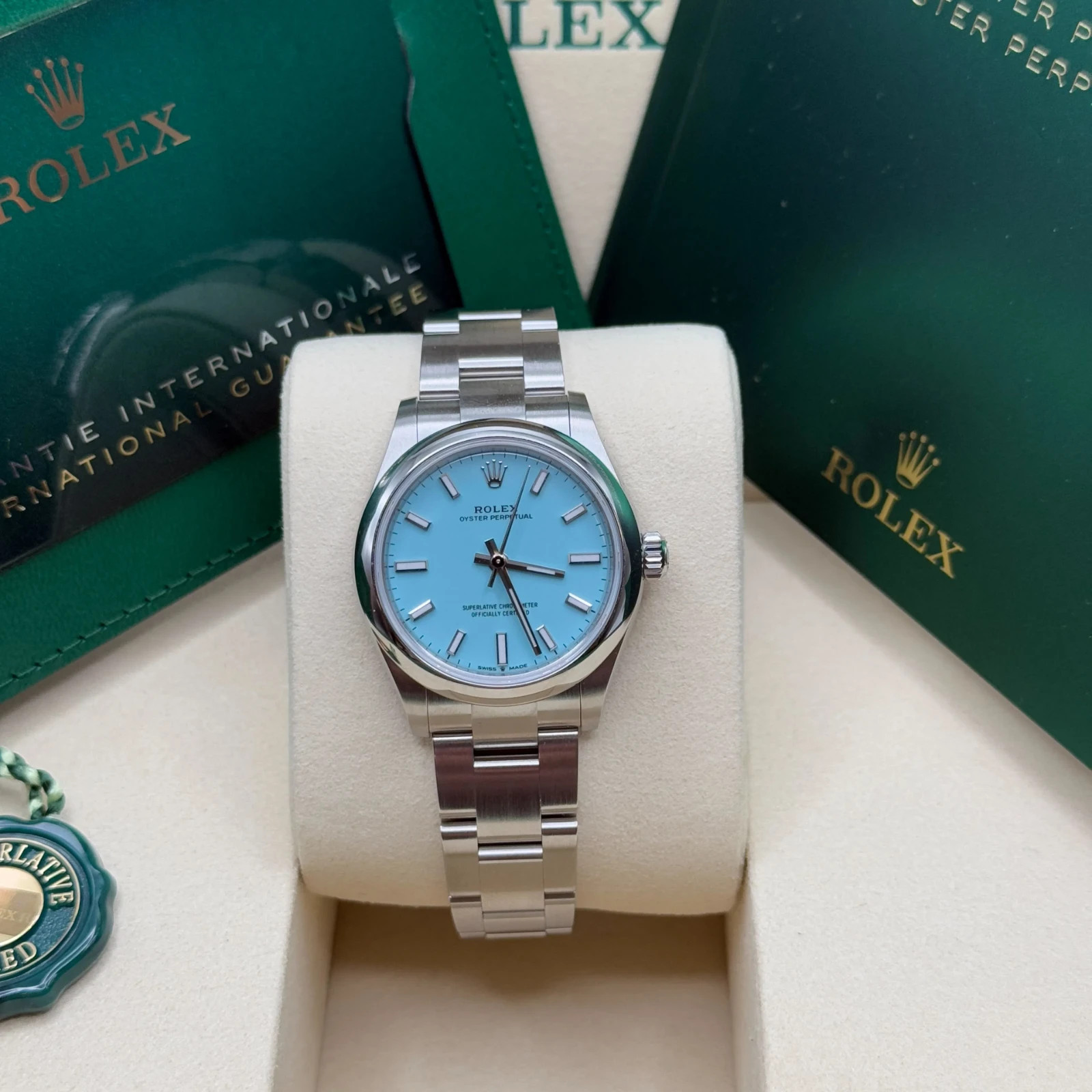 New 2026 Rolex Oyster Perpetual 31mm – Turquoise Dial – Reference 277200