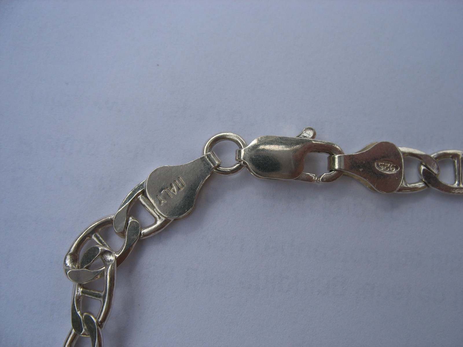 925 Sterling Silver Mariner 4.7mm Link Chain 20” Necklace 16.7g Solid Italy