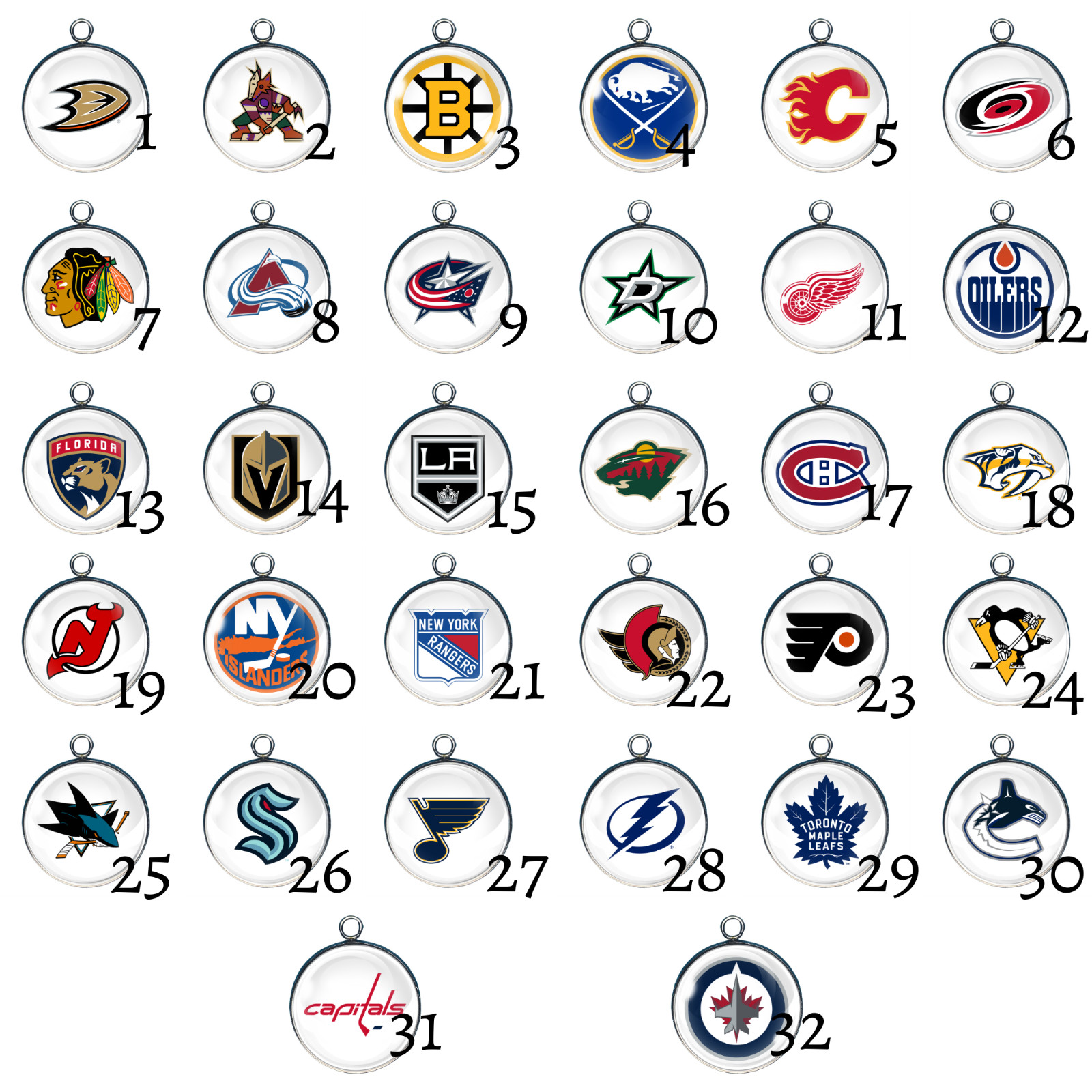 Hockey Charms