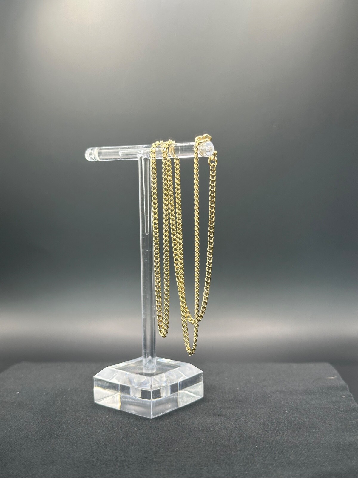 14K Yellow Gold Curb Link Chain Necklace 18″2.2mm 2.75g 585 Stamped Real Genuine