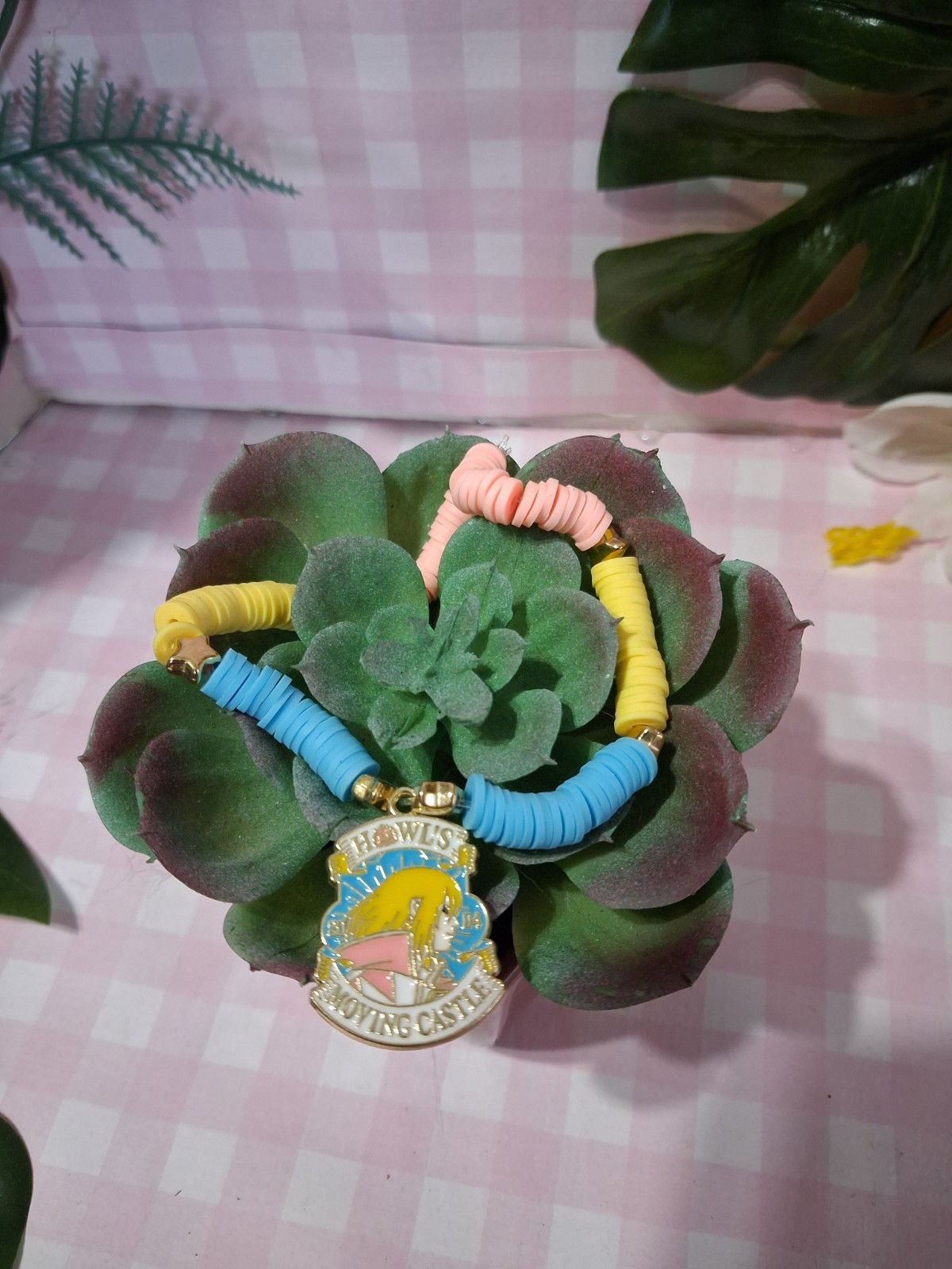 Bohemian Bracelet Variation Howl’s Moving Castle Mushroom Frog Studio Ghibli