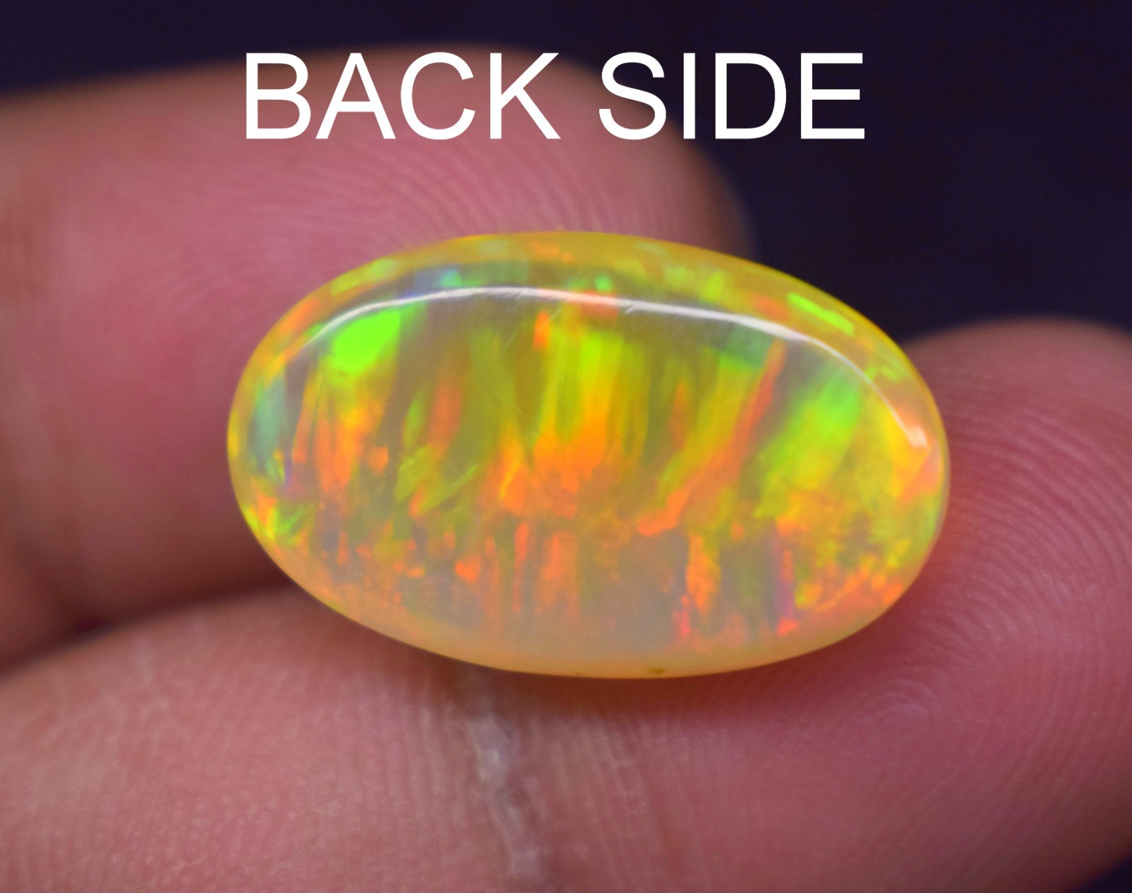 9.2 CT Ethiopian Opal Galaxy Fire Crystal Oval Loose Cabochon Gemstone Pendant