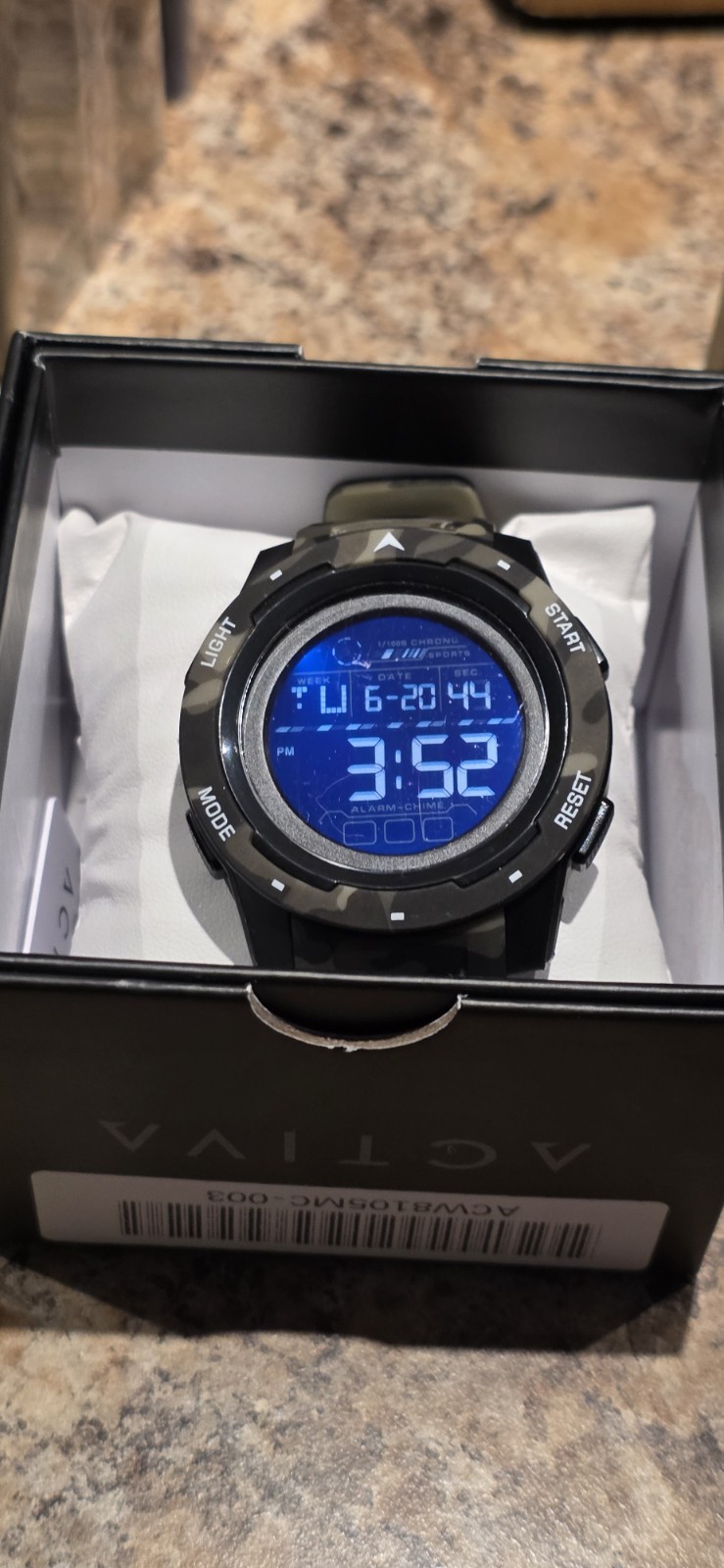 NEW! Activa Ranger X Terrain ACW8105MC-001 Invicta Digital Men’s Watch 45mm