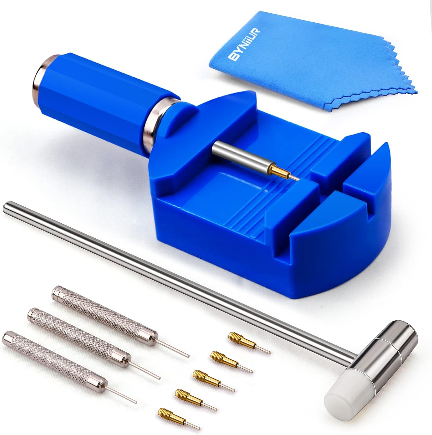 Watch Link Removal Kit, Watch Band Strap Chain Pin Remover Repair Tool Kit for W