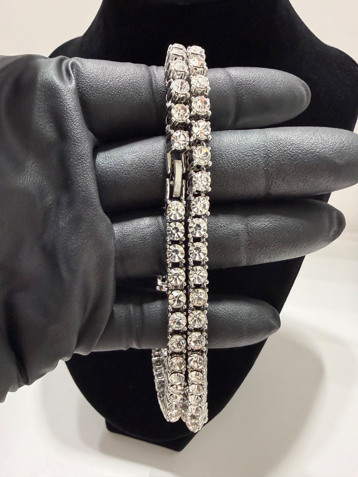 tennis chain necklace vvscz over stainless 24inch 5.5mm